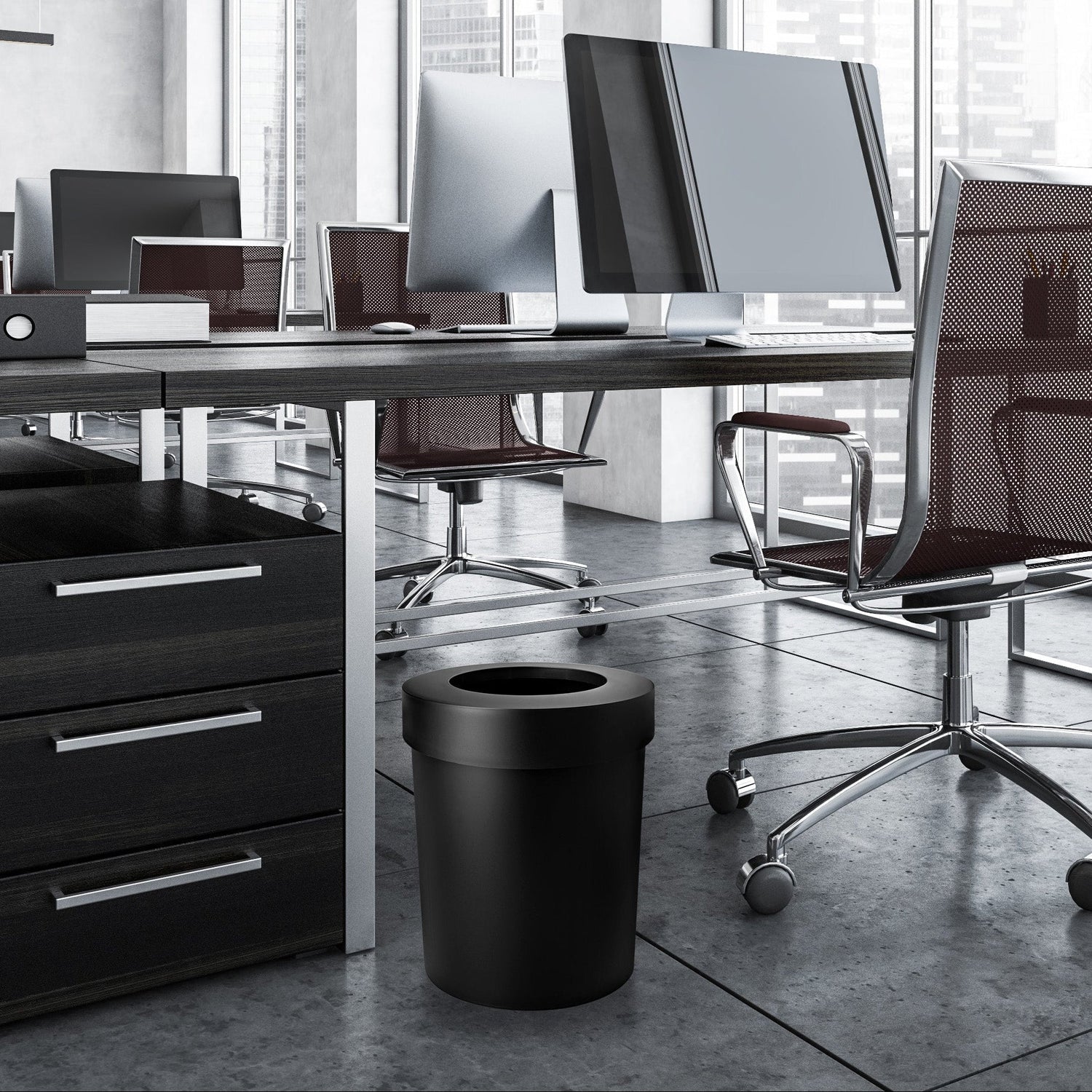 Warum der CAP Abfalleimer für Büro und Objektbereich ideal ist