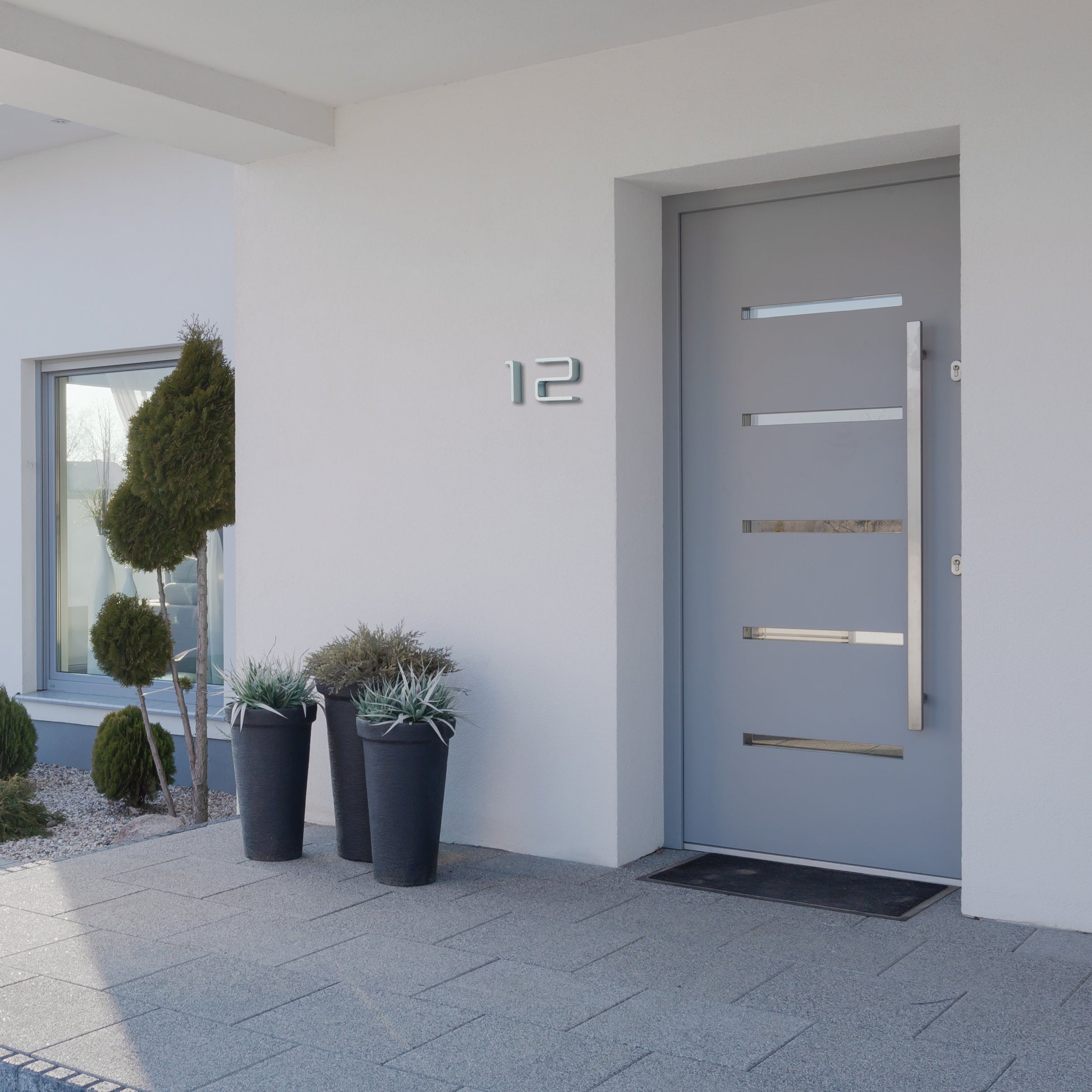 Entrance Hausnummer von Authentics im modernen 3D-Design von Jehs+Laub