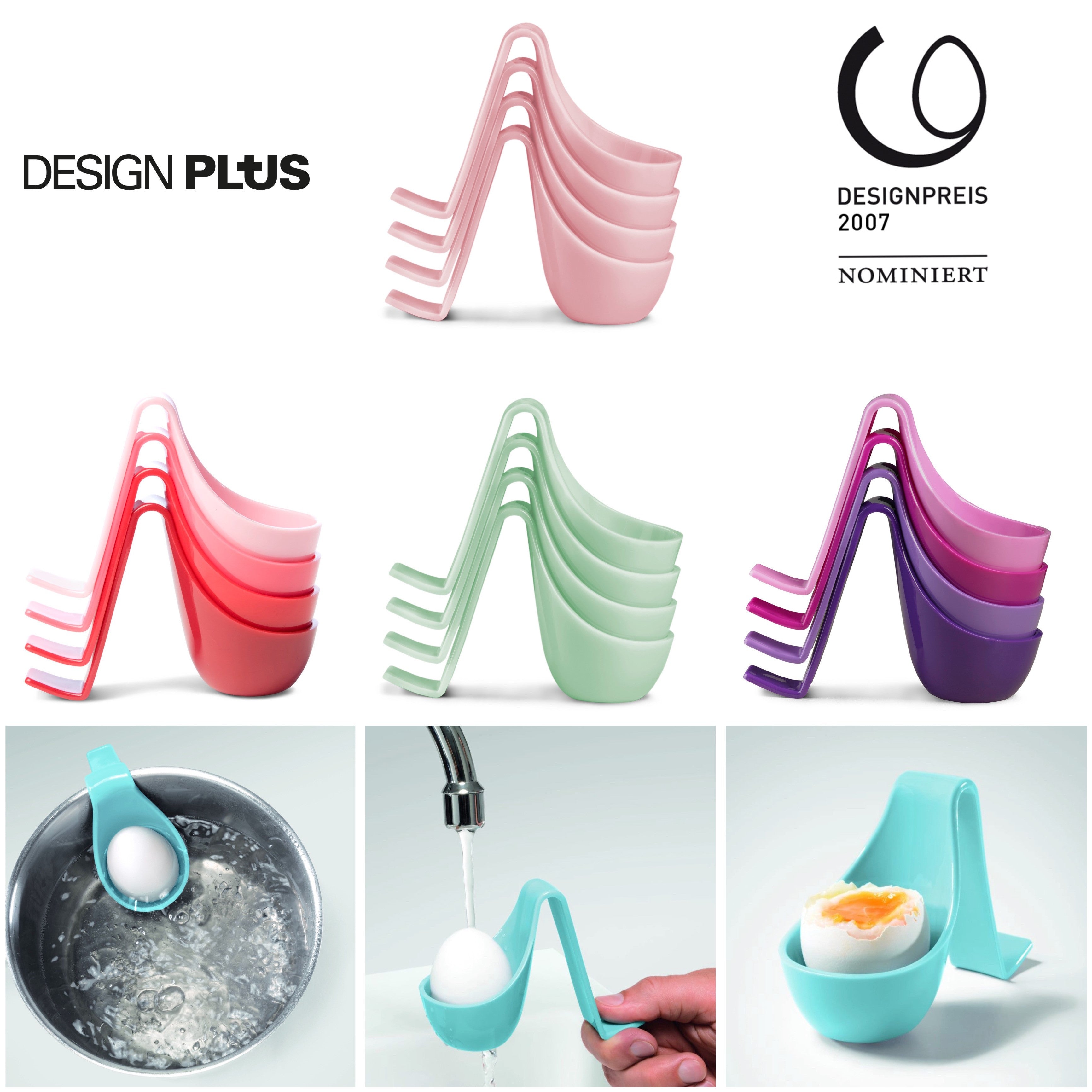 EIKO EIERKOCHER  /BECHER, 4ER-SET