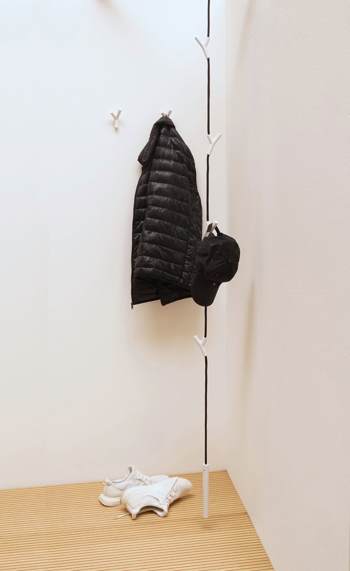 CROCHETS MURAUX POUR TENUE, LOT DE 2